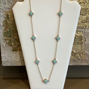 Quatrefoil Station Necklace